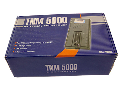  TNM5000 Programmer is very fast, Low cost, High performance Universal Programmer, specially designed for supporting Flash memories, Nand flashes, Serial EEPROMS, Microcontrollers & Automotive ECU, Dashboard parts. 