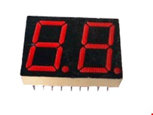 SEVEN SEGMENT DUAL-CATHODE-RED